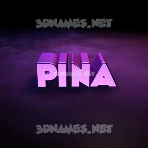 pina in Big Purple style - 3D name wallpaper pina in Big Purple style - 3D name wallpaper