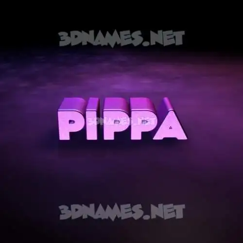pippa in Big Purple style - 3D name wallpaper pippa in Big Purple style - 3D name wallpaper