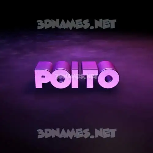 poito in Big Purple style - 3D name wallpaper poito in Big Purple style - 3D name wallpaper