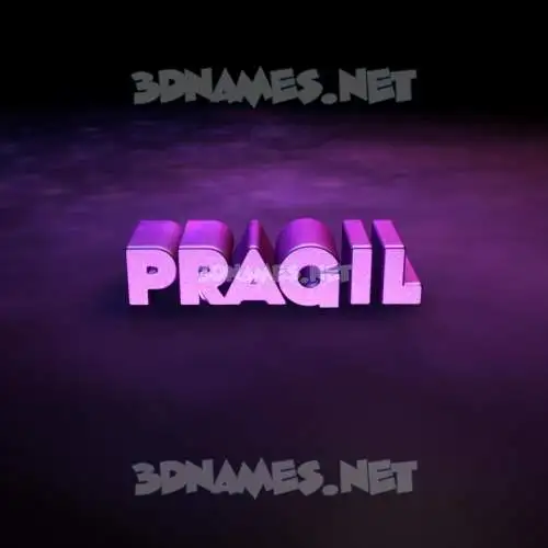 pragil in Big Purple style - 3D name wallpaper pragil in Big Purple style - 3D name wallpaper