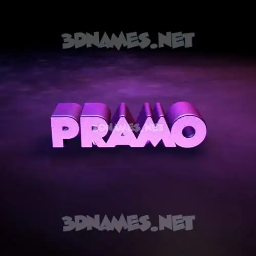pramo in Big Purple style - 3D name wallpaper pramo in Big Purple style - 3D name wallpaper