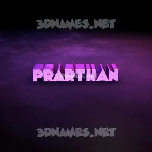 prarthan in Big Purple style - 3D name wallpaper prarthan in Big Purple style - 3D name wallpaper