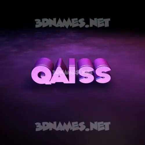qaiss in Big Purple style - 3D name wallpaper qaiss in Big Purple style - 3D name wallpaper