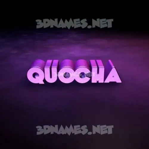 quocha in Big Purple style - 3D name wallpaper quocha in Big Purple style - 3D name wallpaper
