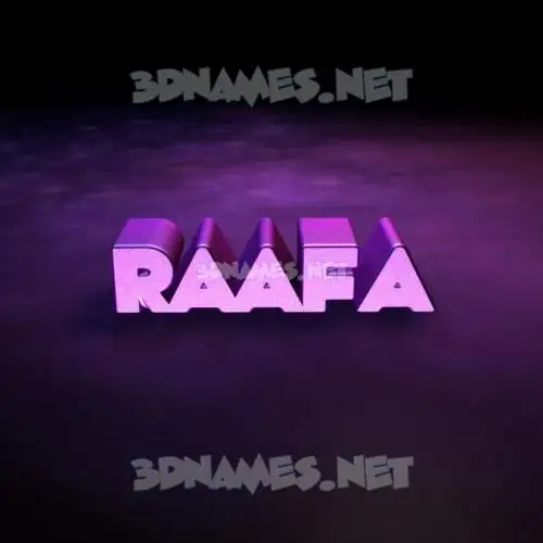 raafa in Big Purple style - 3D name wallpaper raafa in Big Purple style - 3D name wallpaper