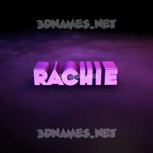 rachie in Big Purple style - 3D name wallpaper rachie in Big Purple style - 3D name wallpaper