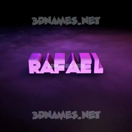 rafael in Big Purple style - 3D name wallpaper rafael in Big Purple style - 3D name wallpaper