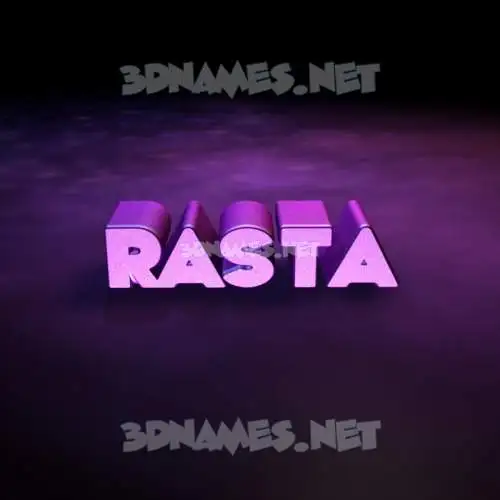 rasta in Big Purple style - 3D name wallpaper rasta in Big Purple style - 3D name wallpaper