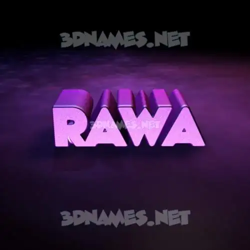 rawa in Big Purple style - 3D name wallpaper rawa in Big Purple style - 3D name wallpaper