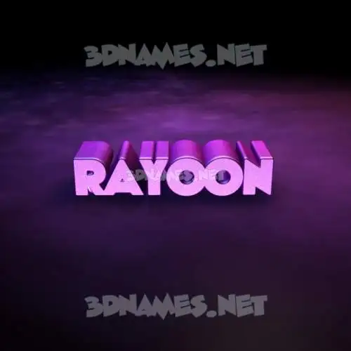 rayoon in Big Purple style - 3D name wallpaper rayoon in Big Purple style - 3D name wallpaper