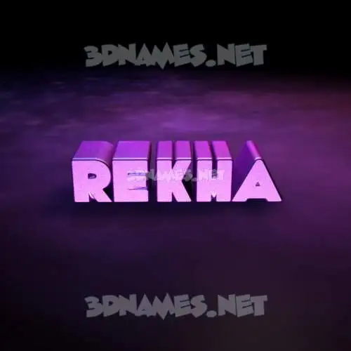 rekha in Big Purple style - 3D name wallpaper rekha in Big Purple style - 3D name wallpaper