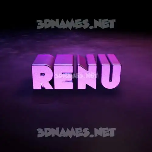 renu in Big Purple style - 3D name wallpaper renu in Big Purple style - 3D name wallpaper