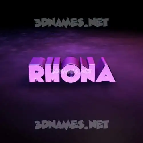 rhona in Big Purple style - 3D name wallpaper rhona in Big Purple style - 3D name wallpaper