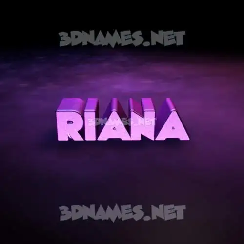 riana in Big Purple style - 3D name wallpaper riana in Big Purple style - 3D name wallpaper
