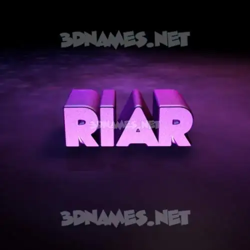 riar in Big Purple style - 3D name wallpaper riar in Big Purple style - 3D name wallpaper