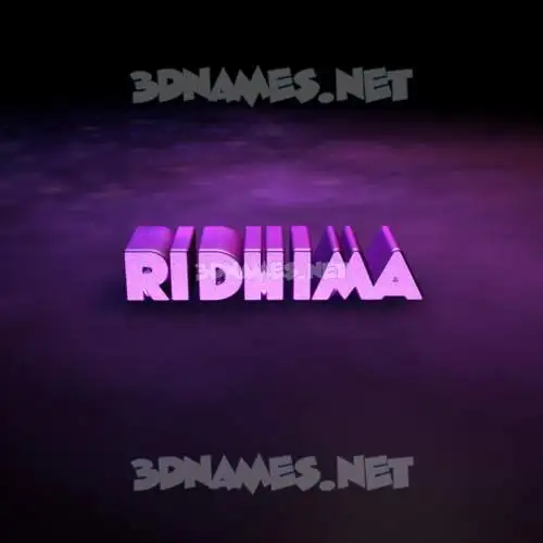 ridhima in Big Purple style - 3D name wallpaper ridhima in Big Purple style - 3D name wallpaper