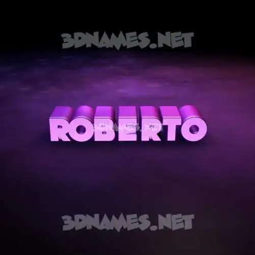 roberto in Big Purple style - 3D name wallpaper roberto in Big Purple style - 3D name wallpaper
