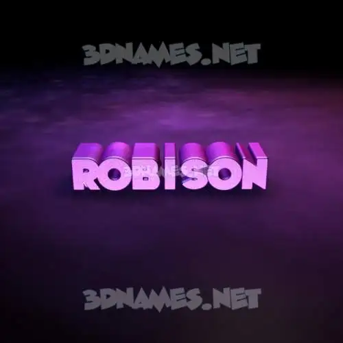 robison in Big Purple style - 3D name wallpaper robison in Big Purple style - 3D name wallpaper