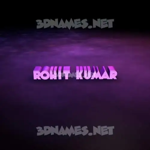 rohit kumar in Big Purple style - 3D name wallpaper rohit kumar in Big Purple style - 3D name wallpaper
