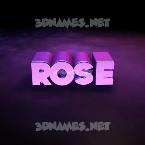 rose in Big Purple style - 3D name wallpaper rose in Big Purple style - 3D name wallpaper