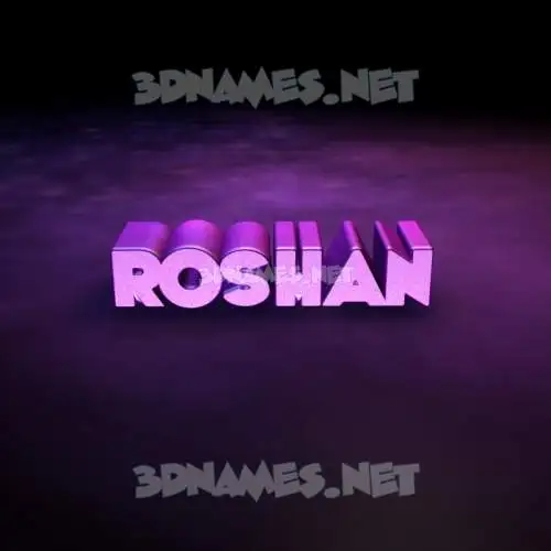 roshan in Big Purple style - 3D name wallpaper roshan in Big Purple style - 3D name wallpaper