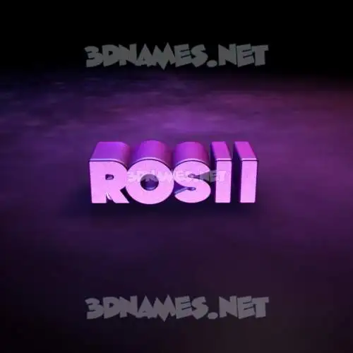 rosii in Big Purple style - 3D name wallpaper rosii in Big Purple style - 3D name wallpaper