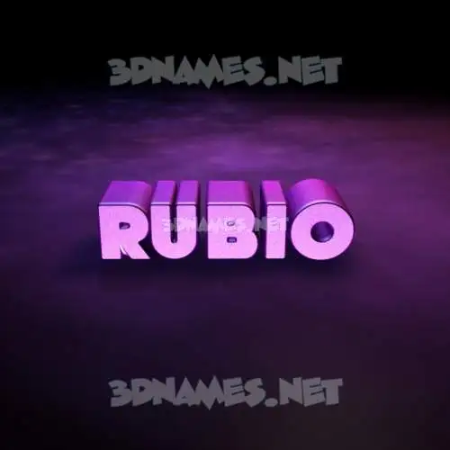 rubio in Big Purple style - 3D name wallpaper rubio in Big Purple style - 3D name wallpaper