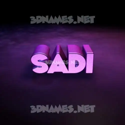 sadi in Big Purple style - 3D name wallpaper sadi in Big Purple style - 3D name wallpaper