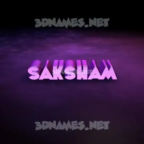 saksham in Big Purple style - 3D name wallpaper saksham in Big Purple style - 3D name wallpaper