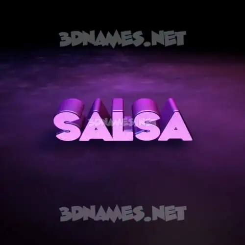 salsa in Big Purple style - 3D name wallpaper salsa in Big Purple style - 3D name wallpaper