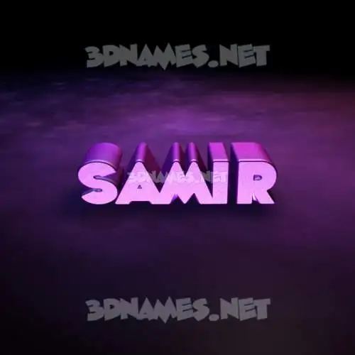 samir in Big Purple style - 3D name wallpaper samir in Big Purple style - 3D name wallpaper