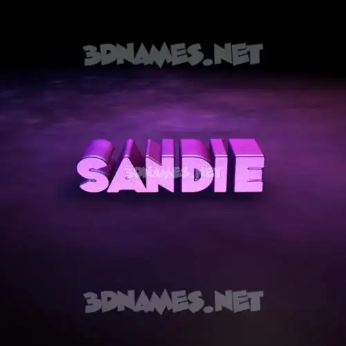 sandie in Big Purple style - 3D name wallpaper sandie in Big Purple style - 3D name wallpaper