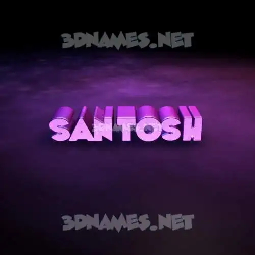 santosh in Big Purple style - 3D name wallpaper santosh in Big Purple style - 3D name wallpaper