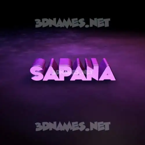 sapana in Big Purple style - 3D name wallpaper sapana in Big Purple style - 3D name wallpaper