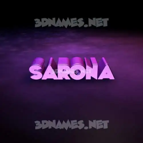 sarona in Big Purple style - 3D name wallpaper sarona in Big Purple style - 3D name wallpaper