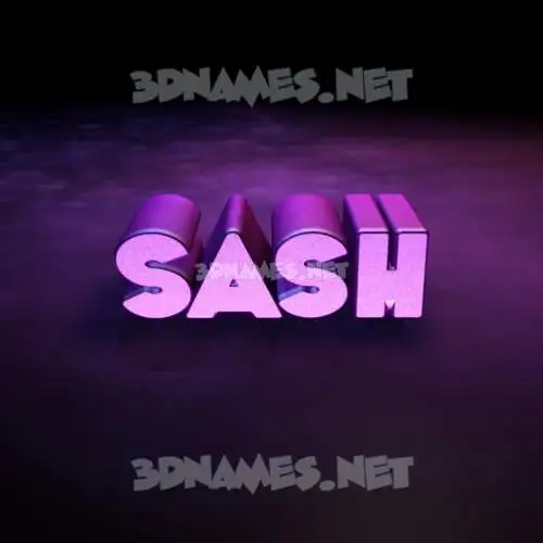 sash in Big Purple style - 3D name wallpaper sash in Big Purple style - 3D name wallpaper