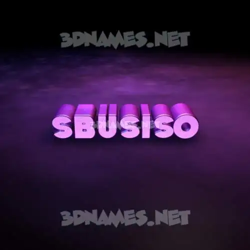 sbusiso in Big Purple style - 3D name wallpaper sbusiso in Big Purple style - 3D name wallpaper