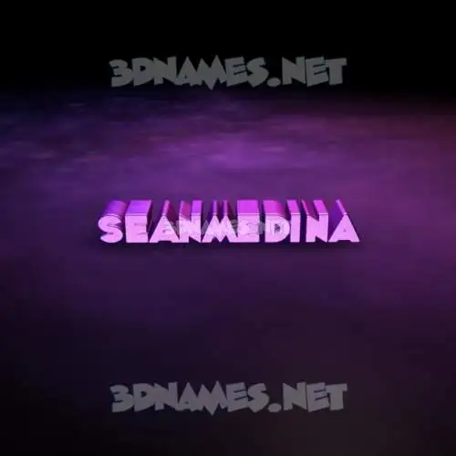 seanmedina in Big Purple style - 3D name wallpaper seanmedina in Big Purple style - 3D name wallpaper