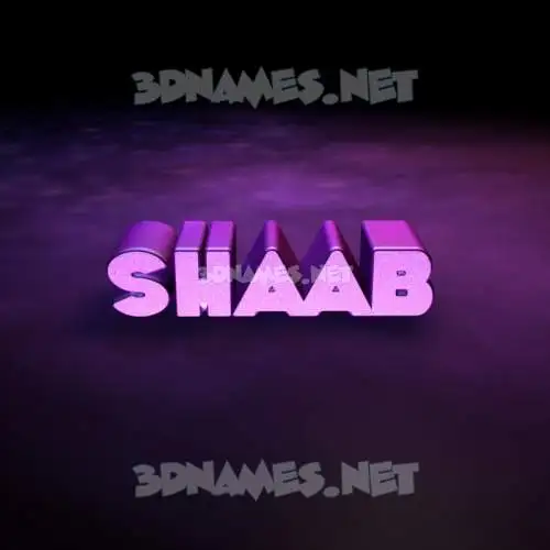 shaab in Big Purple style - 3D name wallpaper shaab in Big Purple style - 3D name wallpaper