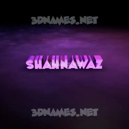 shahnawaz in Big Purple style - 3D name wallpaper shahnawaz in Big Purple style - 3D name wallpaper