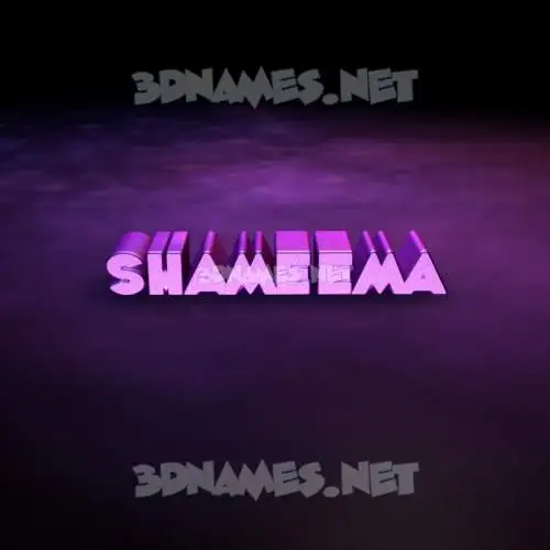 shameema in Big Purple style - 3D name wallpaper shameema in Big Purple style - 3D name wallpaper