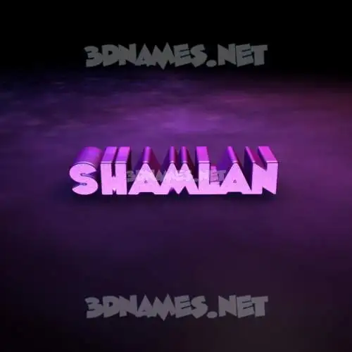 shamlan in Big Purple style - 3D name wallpaper shamlan in Big Purple style - 3D name wallpaper