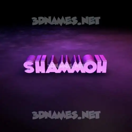 shammoh in Big Purple style - 3D name wallpaper shammoh in Big Purple style - 3D name wallpaper