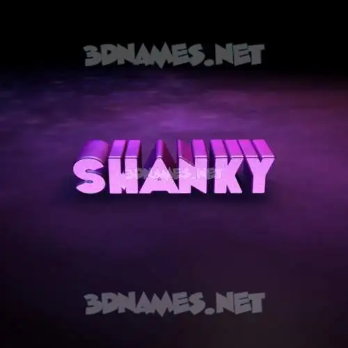shanky in Big Purple style - 3D name wallpaper shanky in Big Purple style - 3D name wallpaper