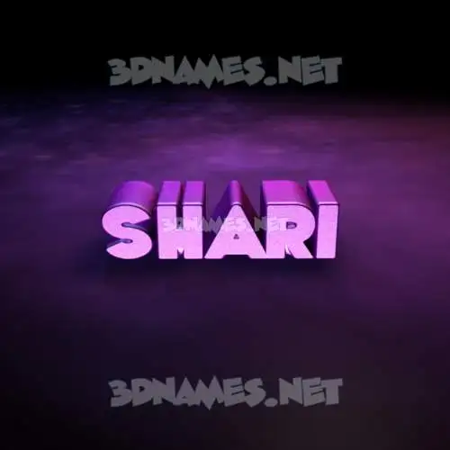 shari in Big Purple style - 3D name wallpaper shari in Big Purple style - 3D name wallpaper