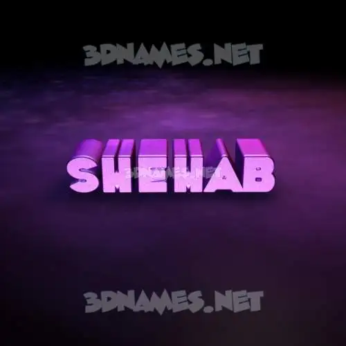 shehab in Big Purple style - 3D name wallpaper shehab in Big Purple style - 3D name wallpaper