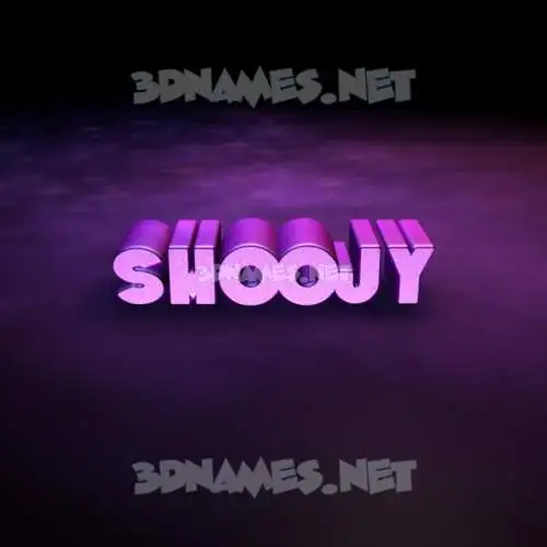 shoojy in Big Purple style - 3D name wallpaper shoojy in Big Purple style - 3D name wallpaper
