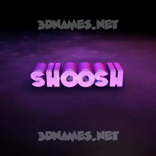 shoosh in Big Purple style - 3D name wallpaper shoosh in Big Purple style - 3D name wallpaper