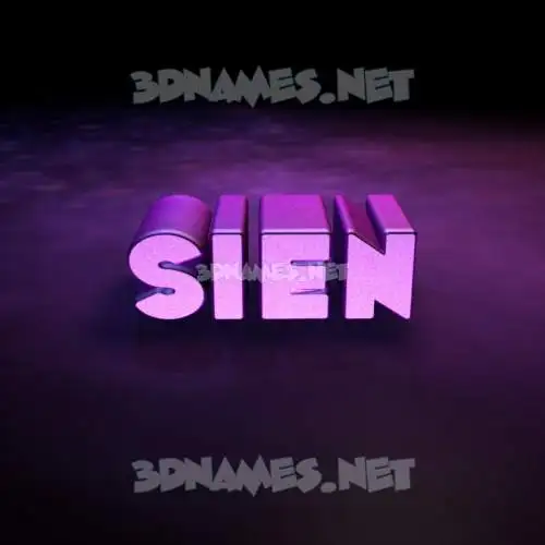 sien in Big Purple style - 3D name wallpaper sien in Big Purple style - 3D name wallpaper