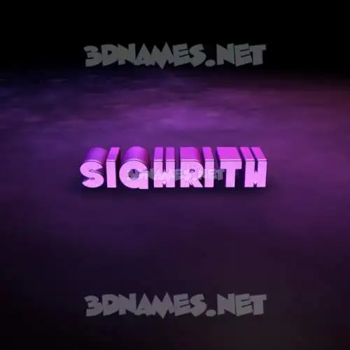 sighrith in Big Purple style - 3D name wallpaper sighrith in Big Purple style - 3D name wallpaper